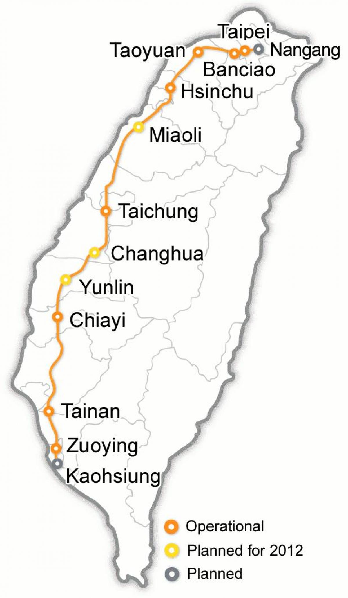 Taiwan bullet train anzeigen