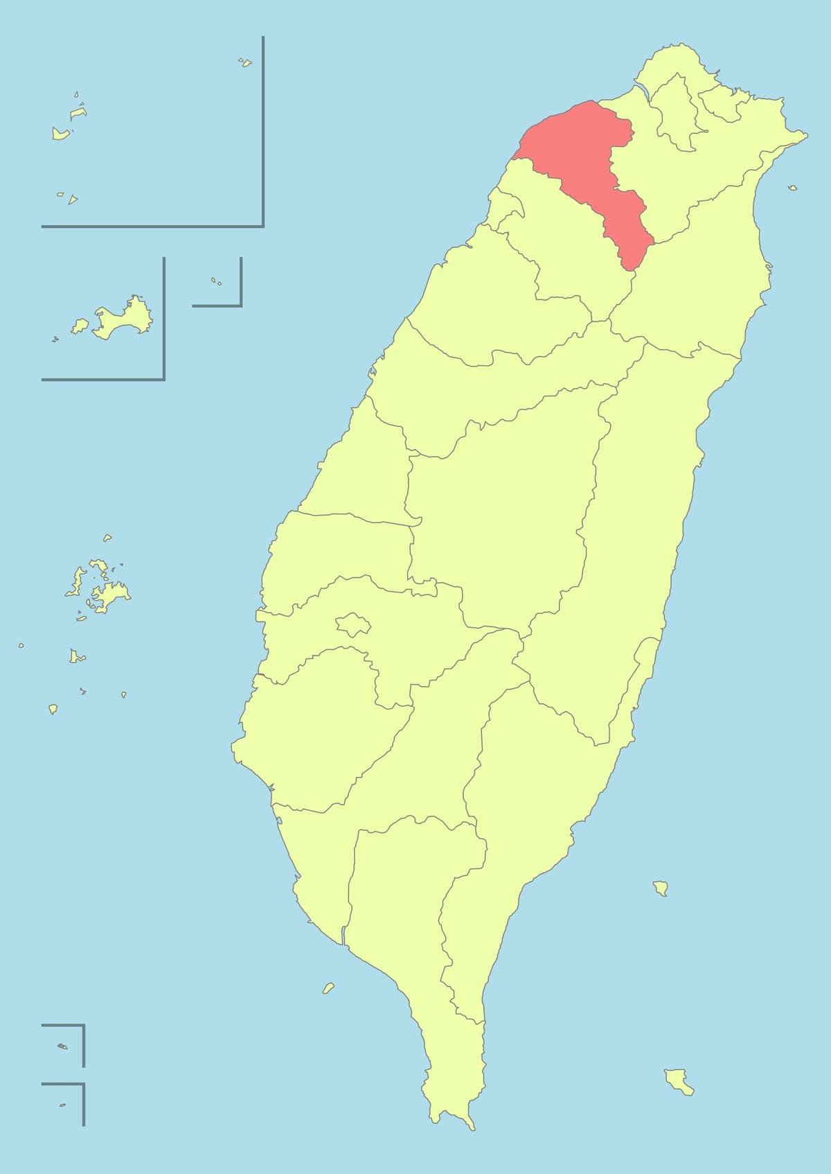 Taiwan taoyuan Karte anzeigen