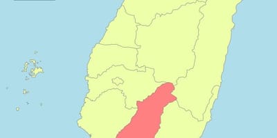 Karte von kaohsiung (Taiwan)