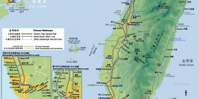Bahnhof Karte Taiwan