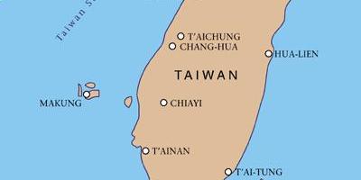 Taiwan international airport Landkarte