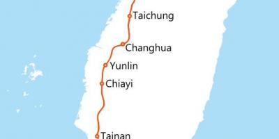 Taiwan high speed rail route anzeigen