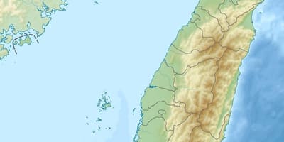 Landkarte von Taiwan-Insel