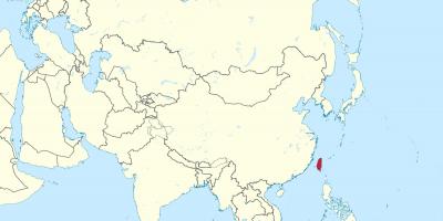 Taiwan-Karten in Asien