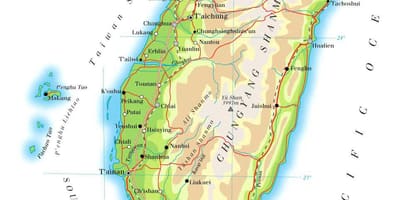 Taiwan highway Karte anzeigen