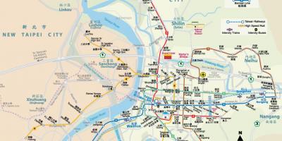 U-Bahn-Karte Taiwan